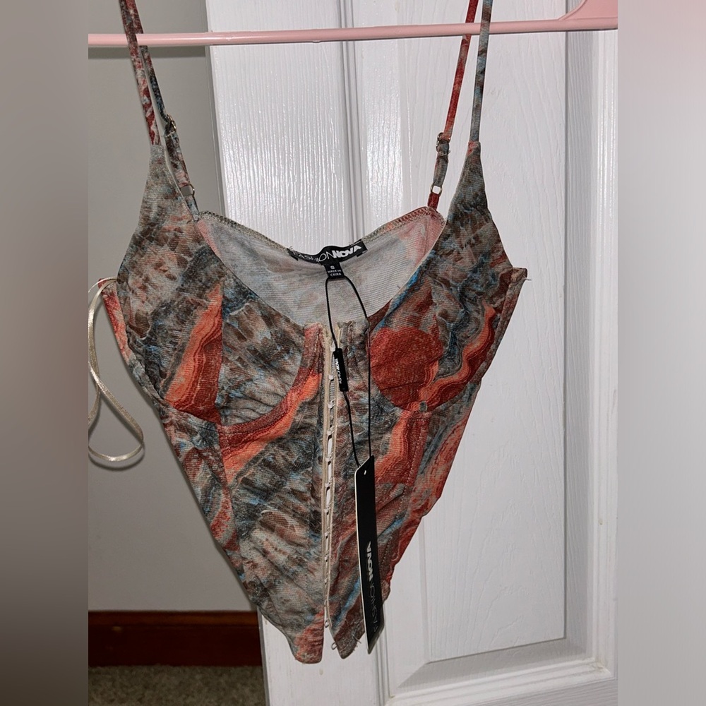 Colorful Size small corset top